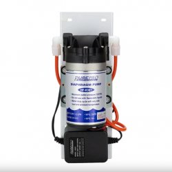PurePro RO nyomásfokozó pumpa szett (HF8367 pumpa+konzol+kis- és nagynyomású kapcsoló+AC adapter 24V/1,2A+vezetékek) összeszerelten