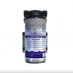 PurePro Nagyteljesítményű RO nyomásfokozó pumpa, 2,75 liter/perc (adapter nékül), 30V (10005) (200-400GPD), 3/8