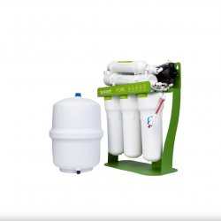 Ecosoft P’URE Balance tartályos fordított ozmózisos víztisztító nyomásfokozó szivattyúval, speciális magas ásványi anyag tartalmú visszasózóval (elérhető 60-80mg/l ásványi anyag tartalom)