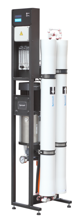 Ecosoft 500 alap ipari fordított ozmózis rendszer, automata vezérléssel, kihozatal 75%