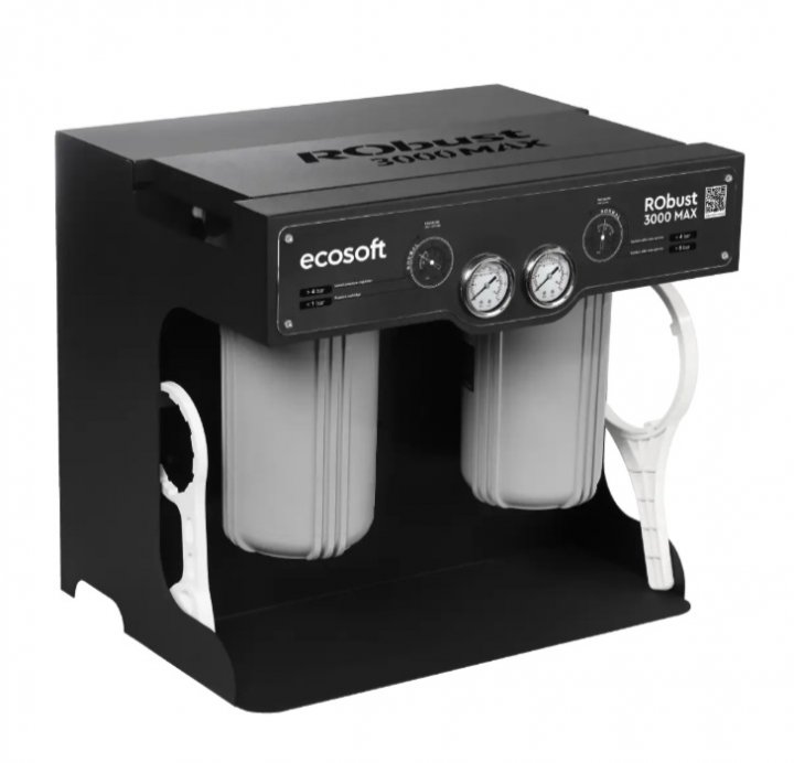Ecosoft ROBUST 3000 fordított ozmózisos víztisztító nehezen kezelhető nyersvizekhez