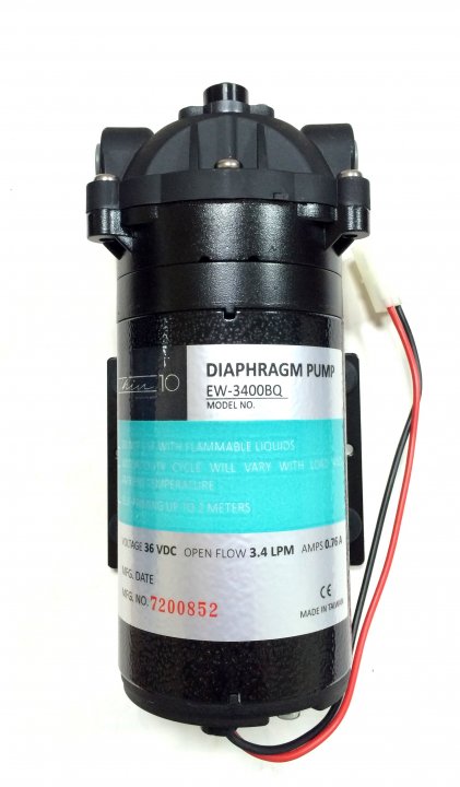 500GPD szivattyú ozmózis rendszerekhez adapter nélkül, Thin10-hez