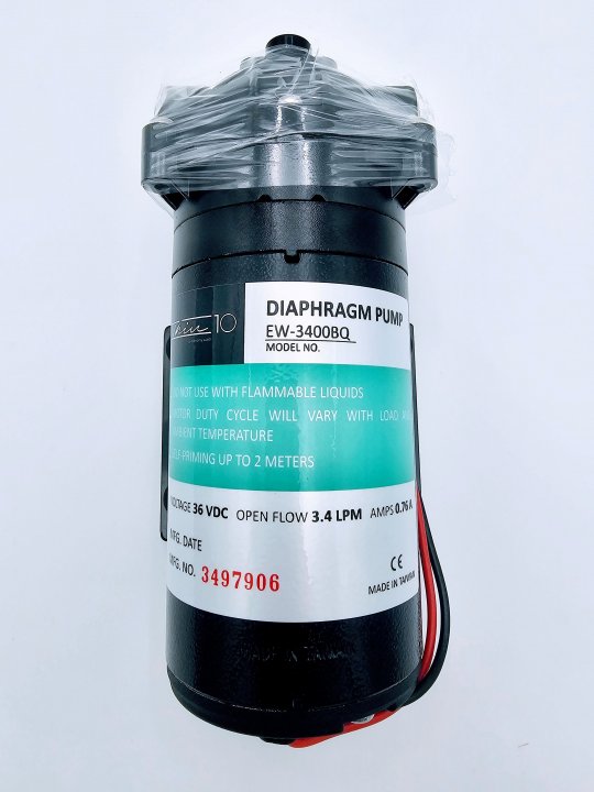 500GPD szivattyú ozmózis rendszerekhez adapter nélkül, Thin10-hez