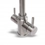 Economy 3 utas csaptelep, Inox